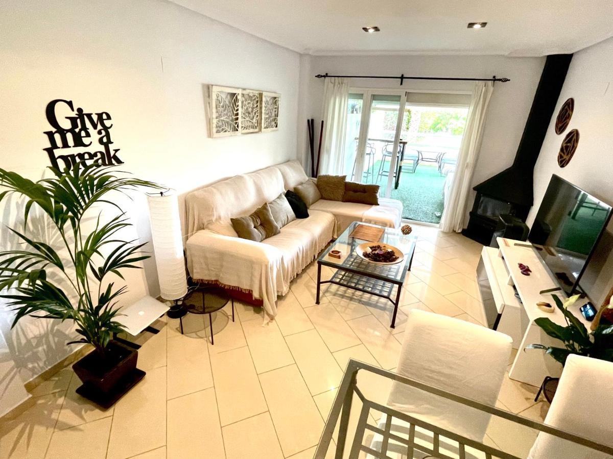 Large Relaxed Terrace, Golf Views Apartment Alicante Luaran gambar