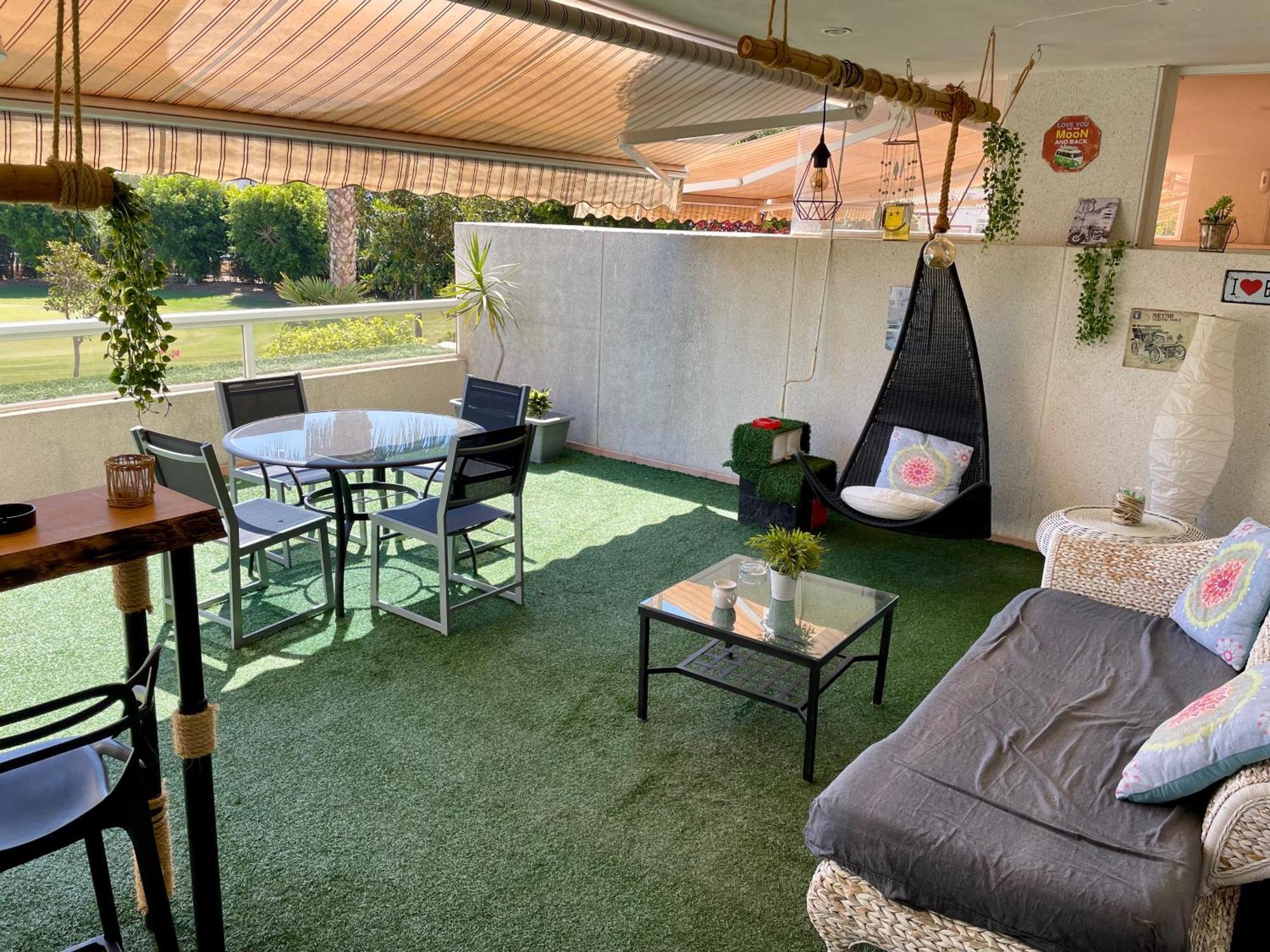 Large Relaxed Terrace, Golf Views Apartment Alicante Luaran gambar